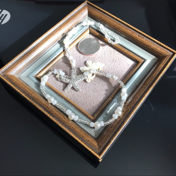 Boho 2 PC Starfish Foot Jewelry Anklet - Picture 7 of 8